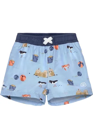Color Kids Baby Beachshorts W.diaper,Aop Blue