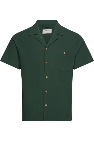 Percival Cuban Shirt Green