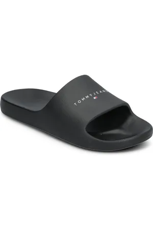 Tommy Hilfiger Tjw Printed Pu Pool Slide Black