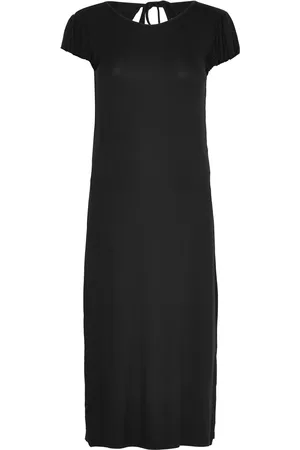 Mama;licious Mlmolly Solid Cap Midi Jrs Dress A. Black