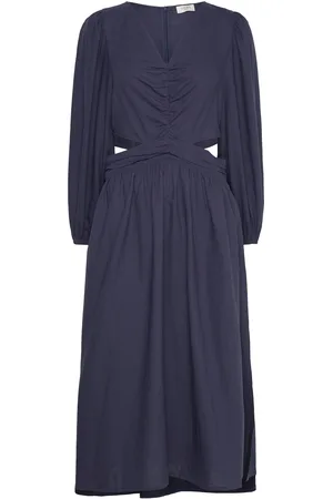 Norr Esma Maxi Dress Navy