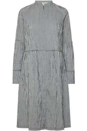 Mads Norgaard Crinckle Pop Dupina Dress Black