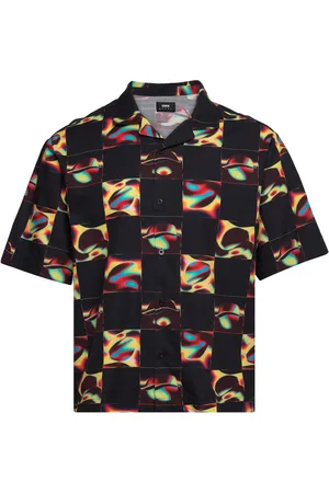 Edwin Saike Check Shirt Ss - Multicolor Black
