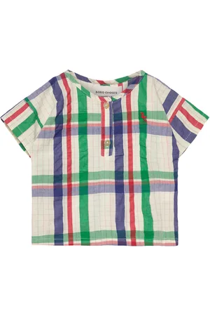 Bobo Choses Baby Madras Checks Woven Shirt Patterned