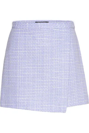French Connection Effie Boucle Skort Blue