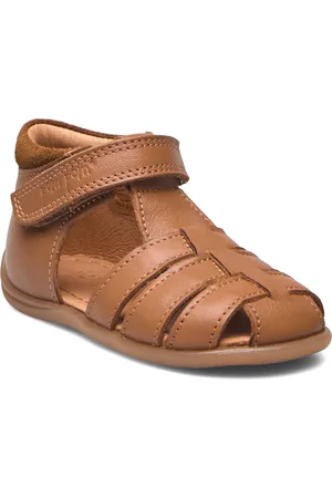 Pom Pom Starters™ Velcro Sandal Brown