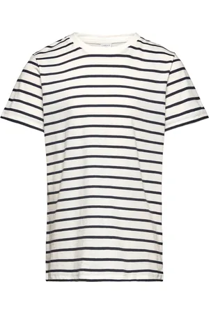 Lindex Top Ss Basic Stripe Patterned