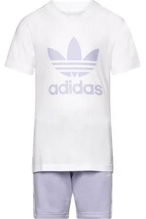 adidas Short Tee Set Purple