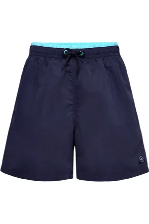 MANGO Basic Drawstring Swimsuit Navy