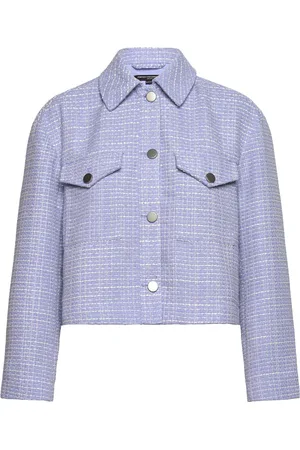 French Connection Effie Boucle Jacket Blue