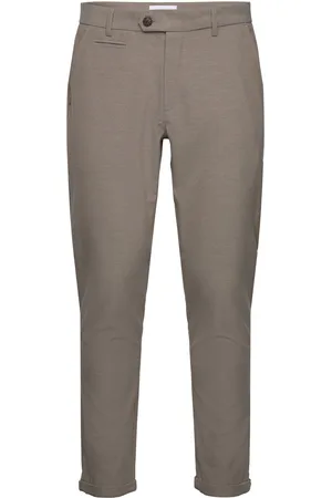 Les Deux Como Twill Suit Pants Beige
