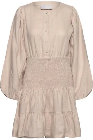 Ella&il Martine Linen Dress Beige
