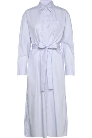 GANT Rel Poplin Shirt Dress Blue