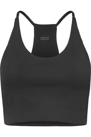 GIRLFRIEND COLLECTIVE Float Cleo Halter Bra Black