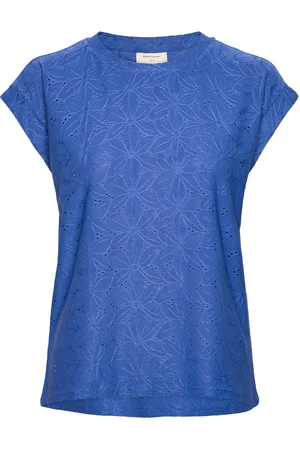 Freequent Fqblond-Tee-Flower Blue