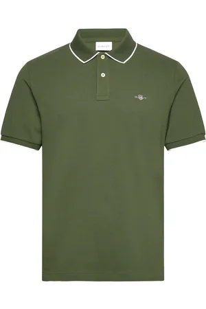 GANT Framed Tipping Ss Polo Khaki