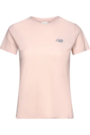 New Balance Jacquard Slim T-Shirt Pink