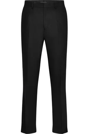 GANT Slim Flannel Pants Black