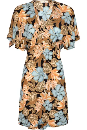 Rip Curl Follow The Sun Mini Dress Beige
