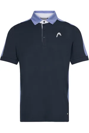 Head Slice Polo Shirt Men Navy