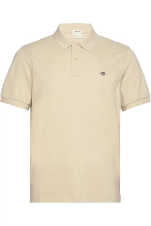 GANT Reg Shield Ss Pique Polo Beige