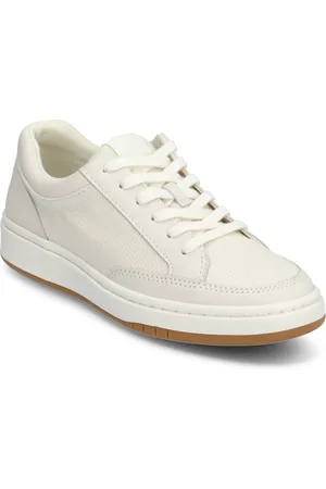 Ralph Lauren Hailey Iv Canvas & Nappa Leather Sneaker White
