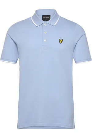 Lyle & Scott Tipped Polo Shirt Blue