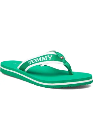 Tommy Hilfiger Hilfiger Webbing Pool Slide Green