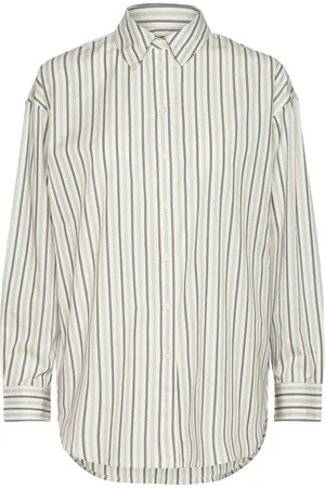Ralph Lauren Striped Cotton Broadcloth Shirt Patterned