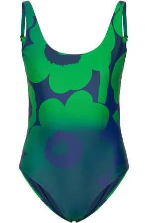 Marimekko Agnetha Unikko Swimsuit Green