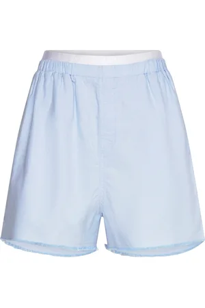 Ahlvar Gallery Airi Oxford Shorts Blue