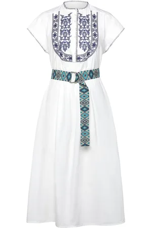 Lollys Laundry Pinjall Maxi Dress Ss White