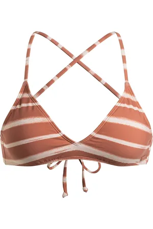 Roxy Pt Beach Classics Strappy Bra Brown