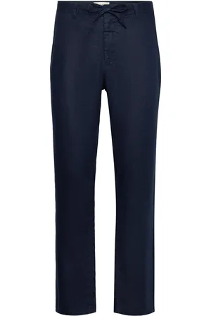 GANT Relaxed Linen Ds Pants Blue