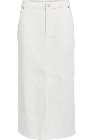 Object Objtalia Hw Twill Skirt 132 White