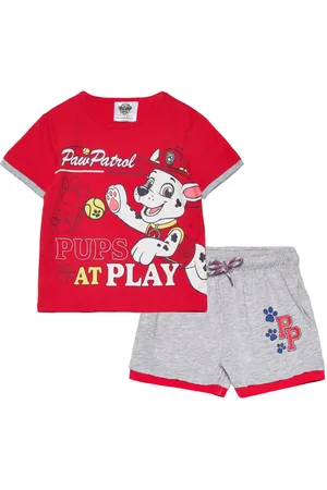 Paw Patrol Short + T Shirt Red