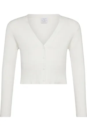 Lindex Cardigan Rib Short White