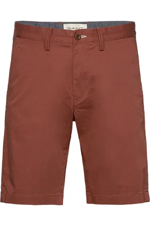 GANT Slim Twill Shorts Brown