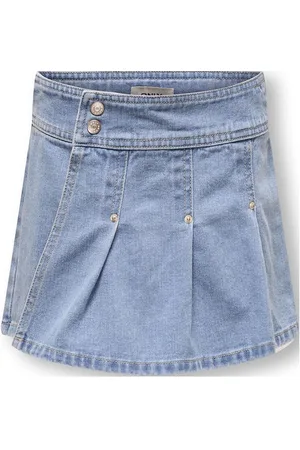 ONLY Kogvenice Pleated Dnm Skort Bj Blue