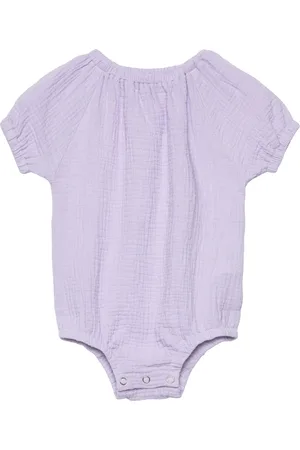 Huttelihut Romper Ss Muslin Purple