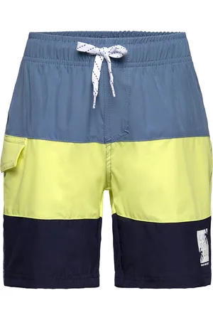 Color Kids Swim Long Shorts, Colorblock Patterned