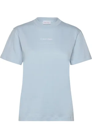 Calvin Klein Multi Logo Regular T-Shirt Blue