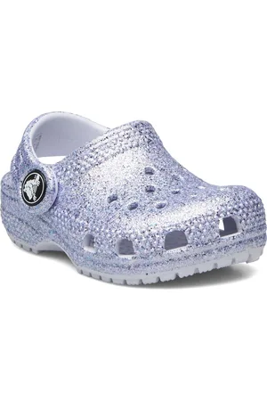 Crocs Classic Glitter Clog T Silver