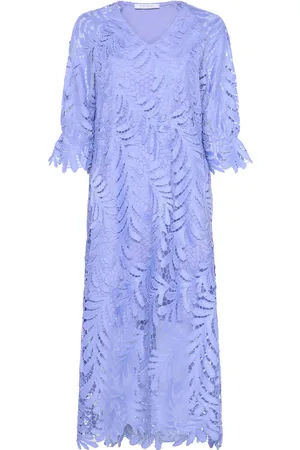 Coster Copenhagen Lace Dress Blue