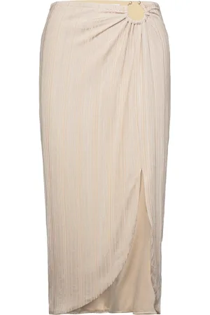 Guess Cristina Midi Skirt Beige