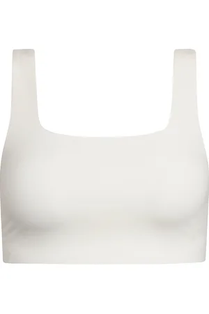 GIRLFRIEND COLLECTIVE Tommy Bra, Square-Neck Beige