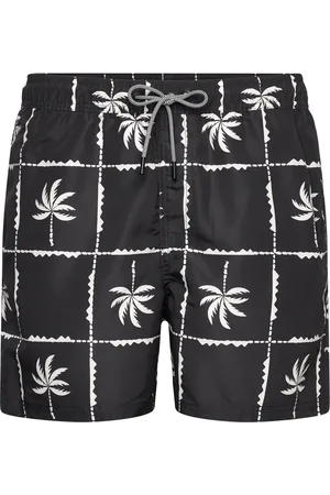 JACK & JONES Jpstfiji Jjswim Oceanday Ss24 Ly Jack & J S Black