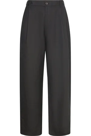 Lindex Trouser Ragna With Pleats Black