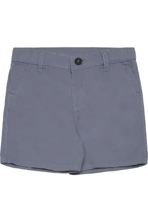 MANGO Slim-Fit Chino Cotton Bermuda Shorts Navy