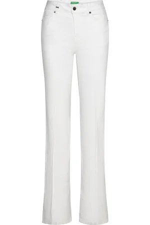 Benetton Trousers White